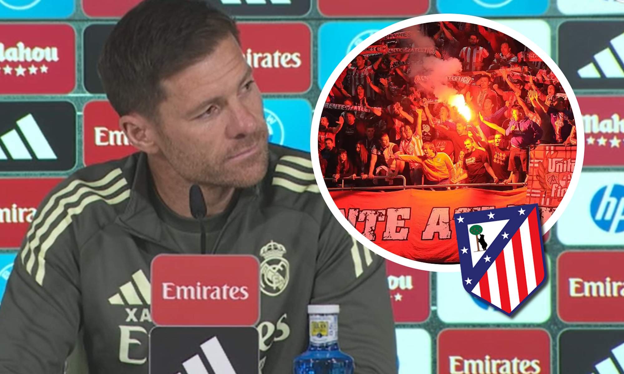 Xabi Alonso en rueda de prensa y Frente Atlético