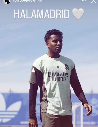 La historia de Rodrygo Goes en Instagram La historia de Rodrygo Goes en Instagram