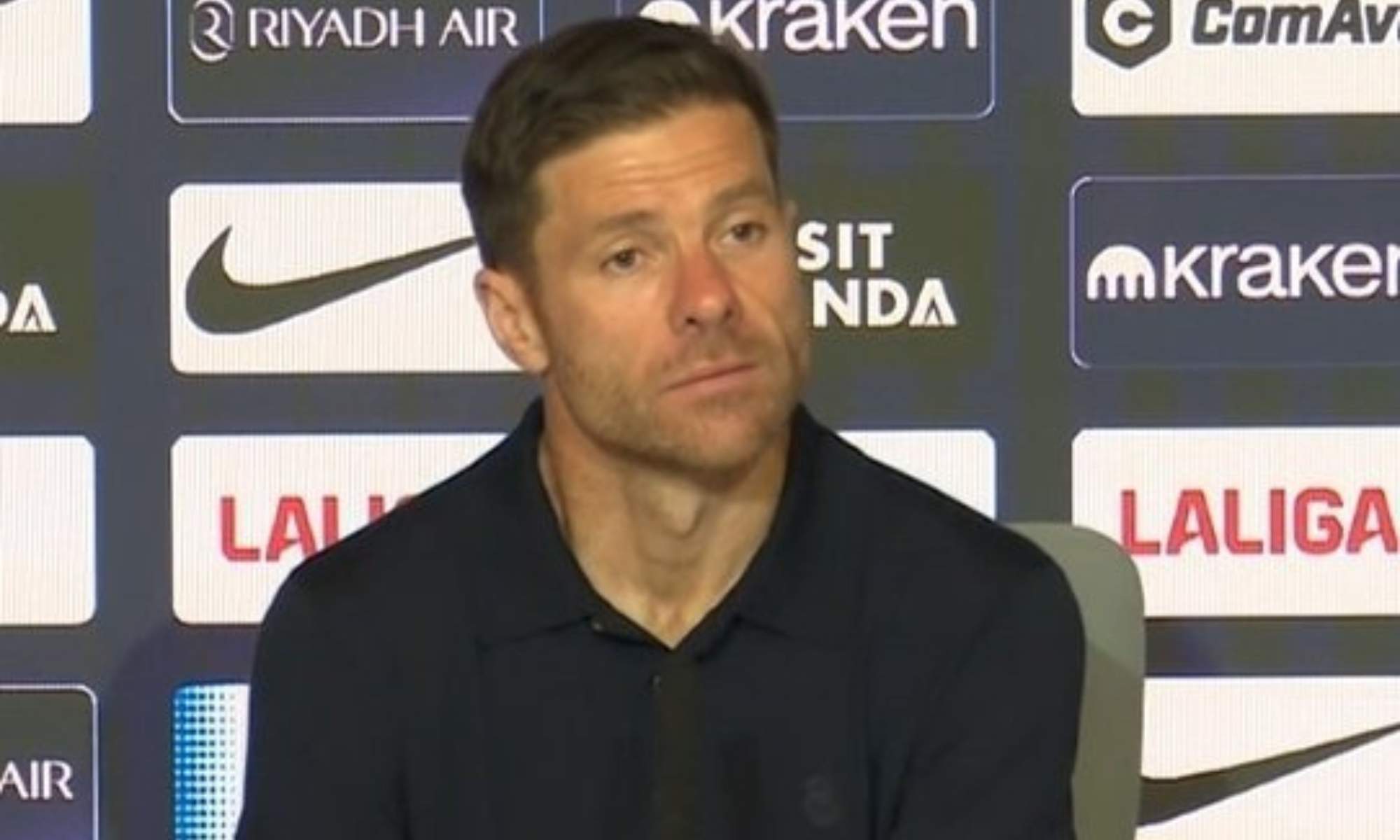 Xabi Alonso en rueda de prensa