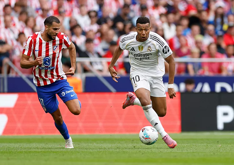 Mbappé en el derbi