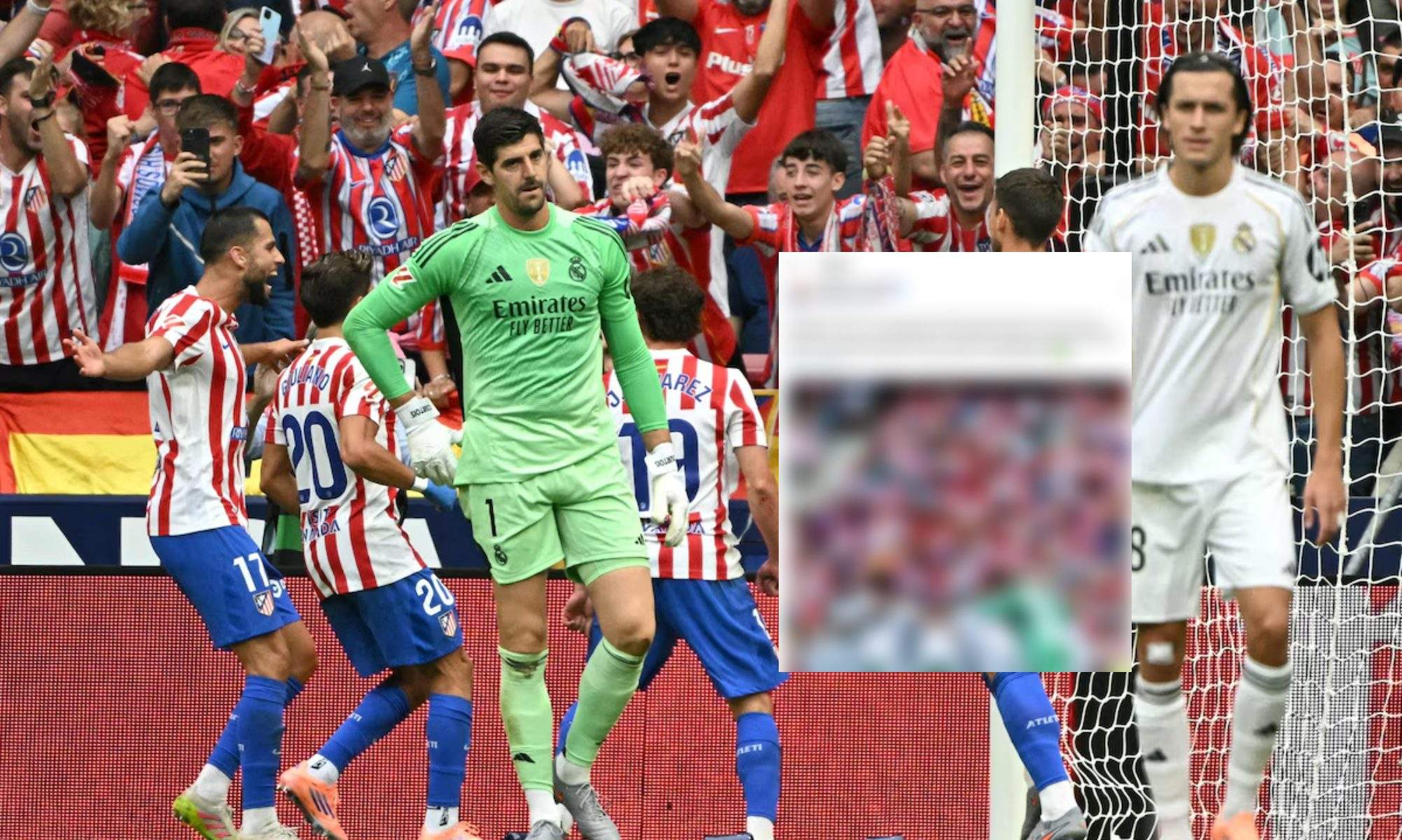 Courtois manda un mensaje tras perder ante el Atlético