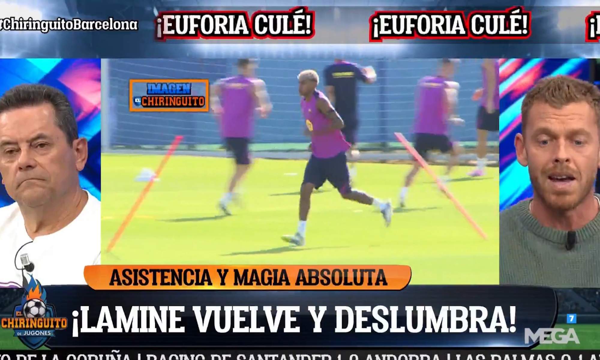 Jota Jordi y Roncero en el Chiringuito
