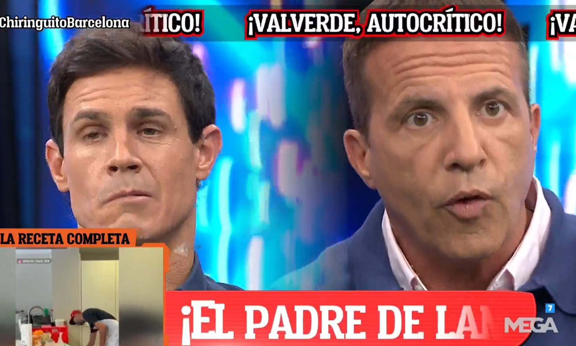 Edu Aguirre y Cristóbal Soria en el Chiringuito