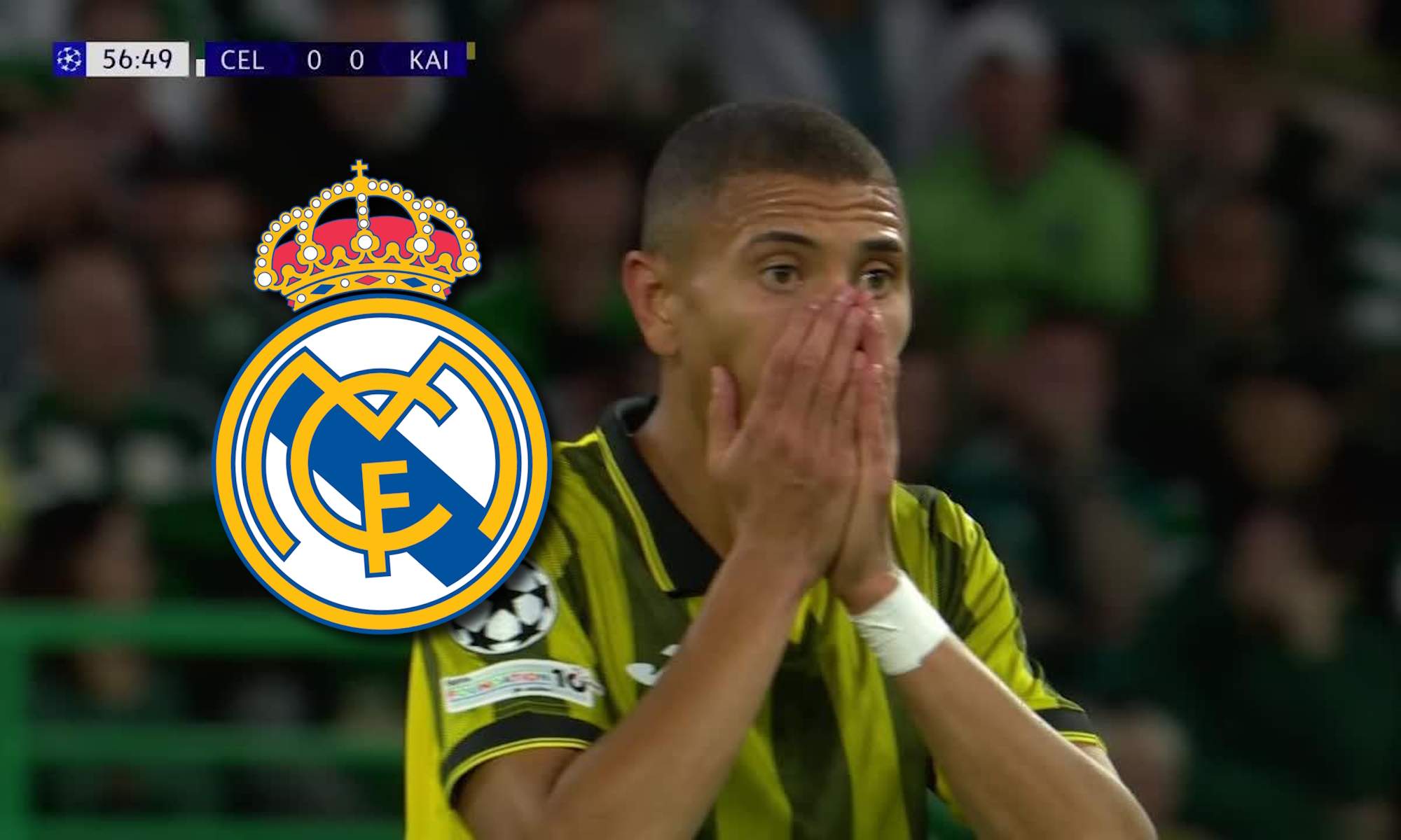 Edmilson y escudo Real Madrid