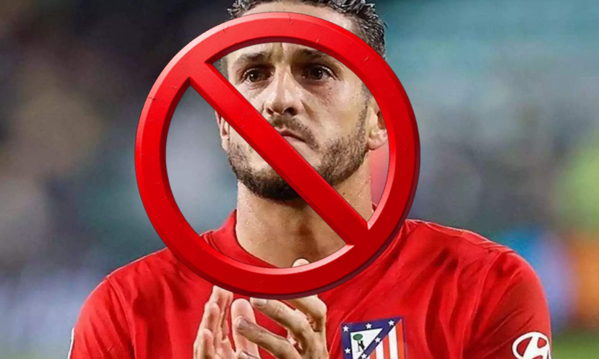 Koke con simbolo de prohibido