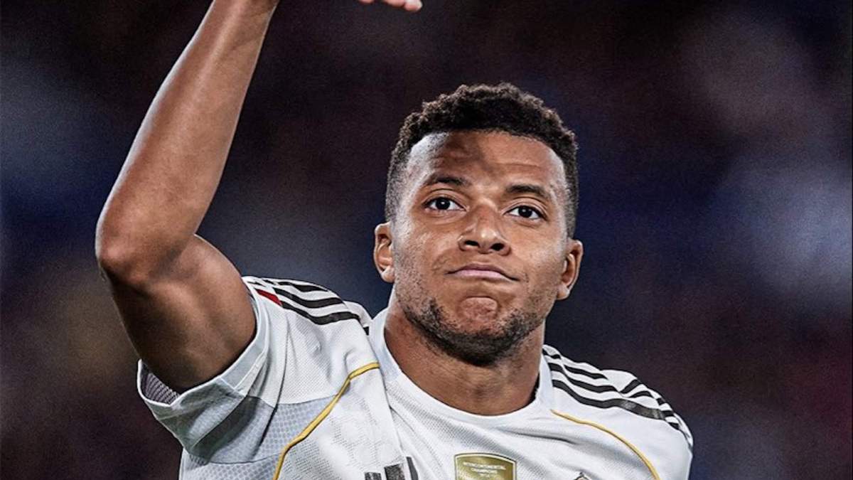 Mbappé celebrando un gol hoy Mbappé celebrando un gol hoy