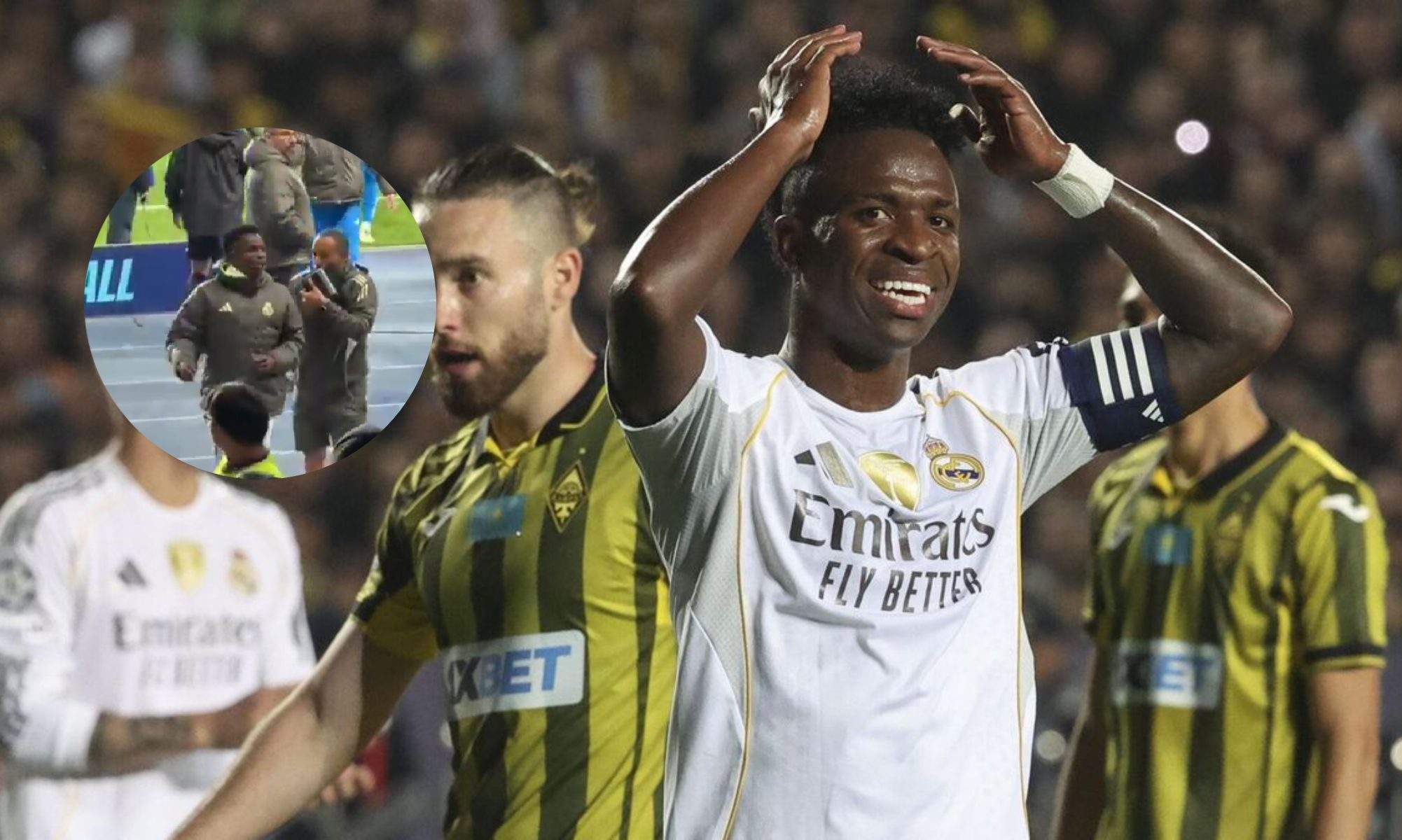 La reacción de Vinicius ante el Kairat