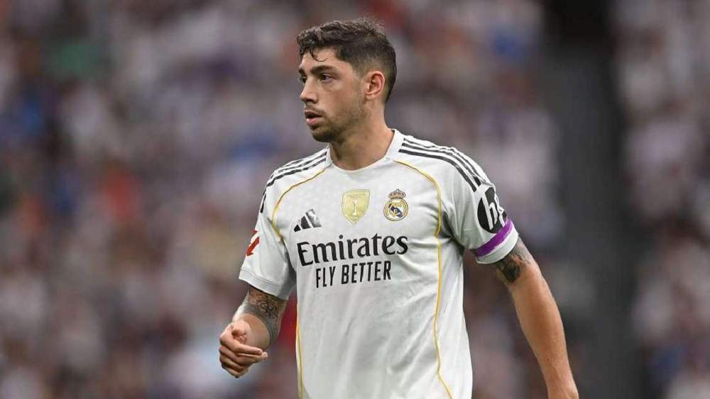 Fede Valverde disputando un partido con el Real Madrid. Fede Valverde disputando un partido con el Real Madrid.