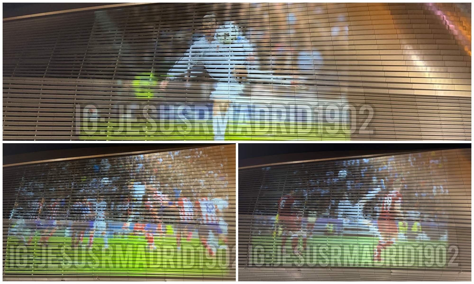 Proyecciones en el Bernabéu Proyecciones en el Bernabéu