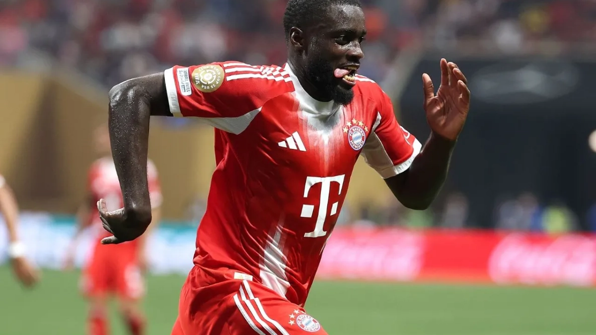 Upamecano en un partido con el Bayern de Múnich. Upamecano en un partido con el Bayern de Múnich.