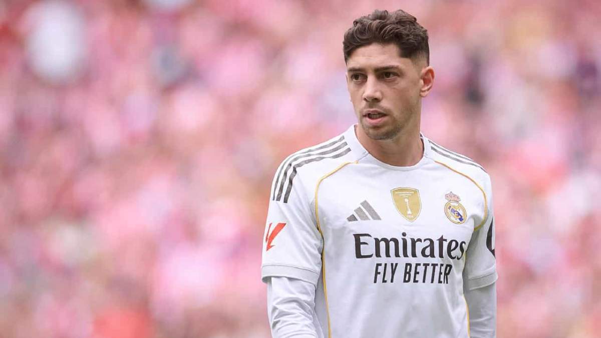 Fede Valverde disputando un partido con el Real Madrid. Fede Valverde disputando un partido con el Real Madrid.