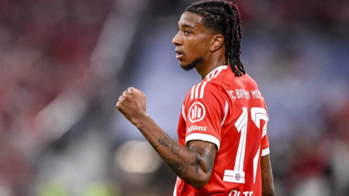 Michael Olise festejando un gol con el Bayern de Múnich Michael Olise festejando un gol con el Bayern de Múnich