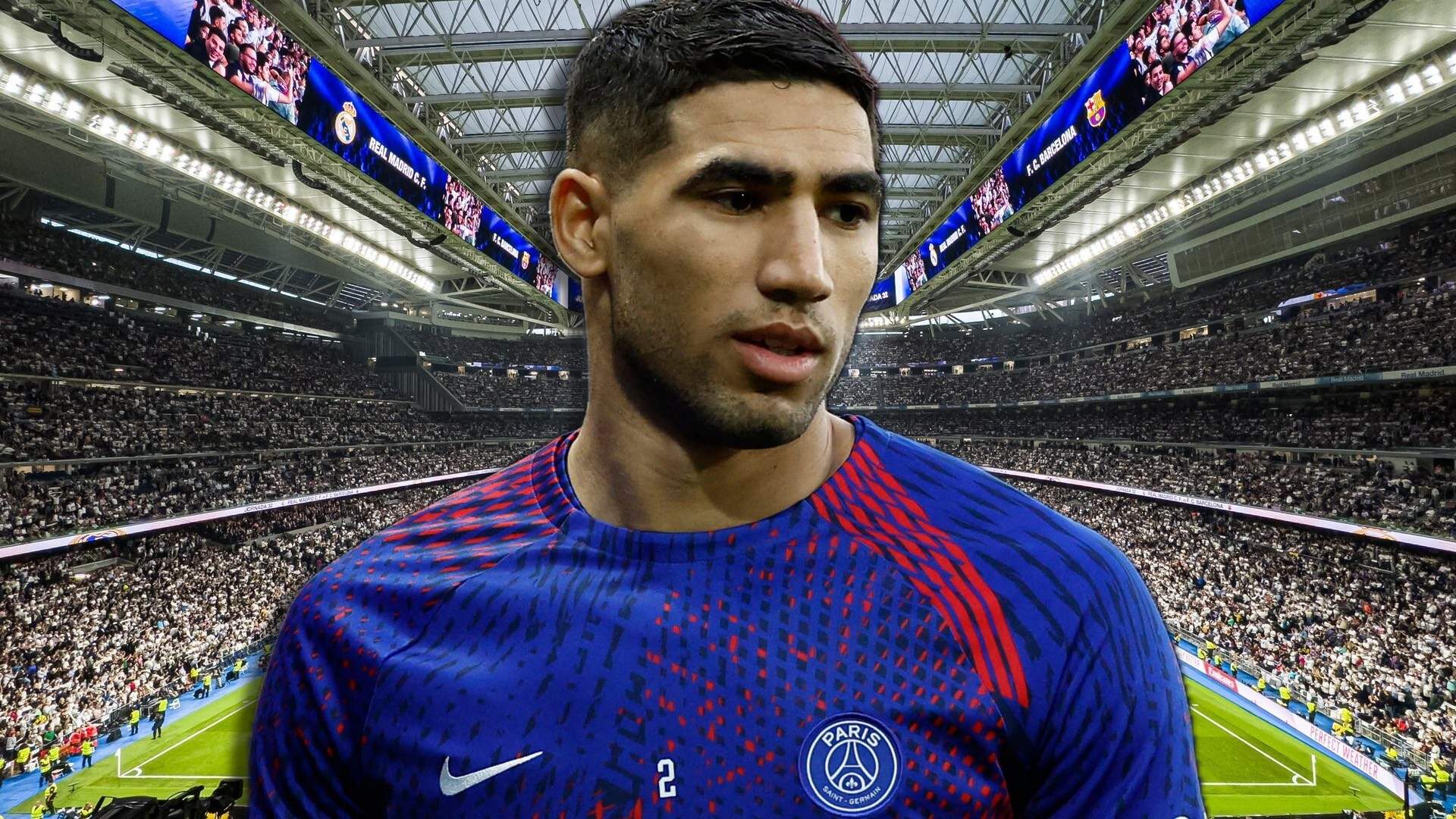 Vinculan a Achraf Hakimi con el Real Madrid y saltan todas las alarmas