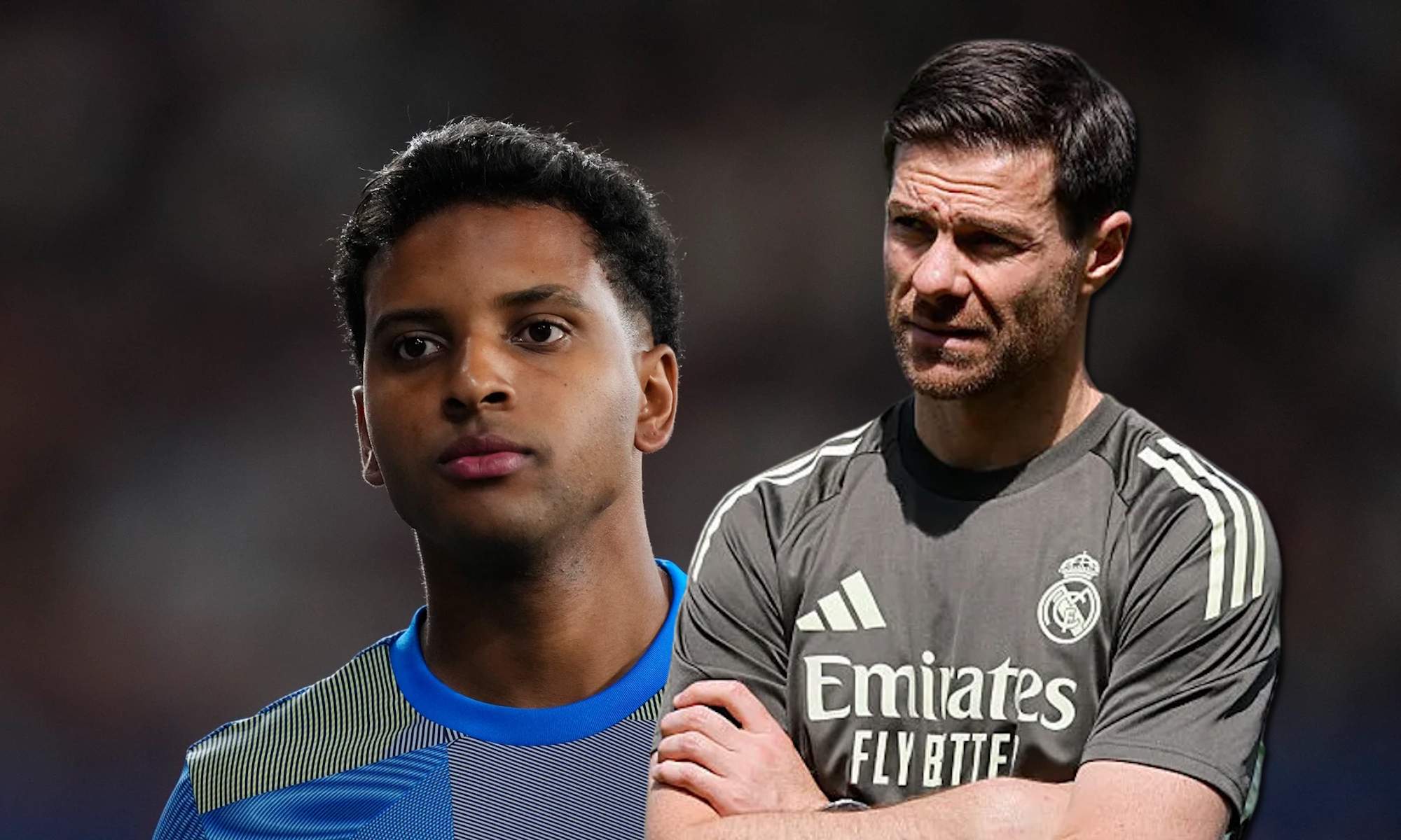 Rodrygo Goes y Xabi Alonso