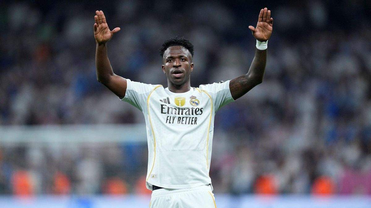 Vinicius con el Real Madrid esta temporada