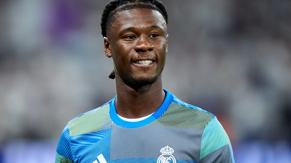 Eduardo Camavinga con el Real Madrid