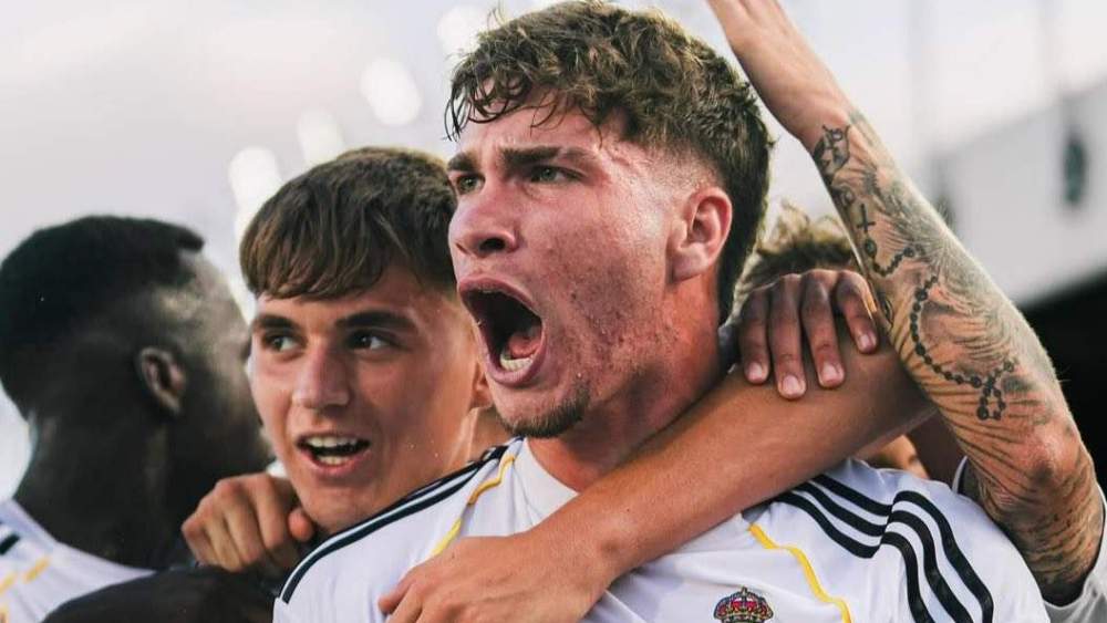 Jorge Cestero con el Castilla Jorge Cestero con el Castilla