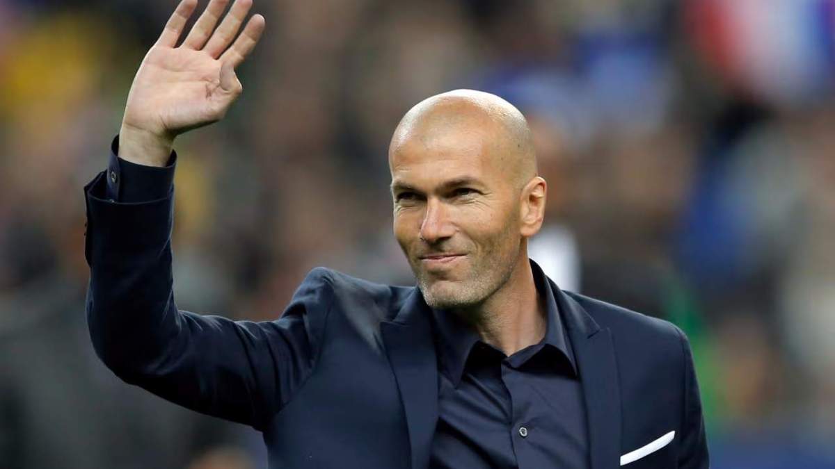 Zidane diciendo adiós Zidane diciendo adiós