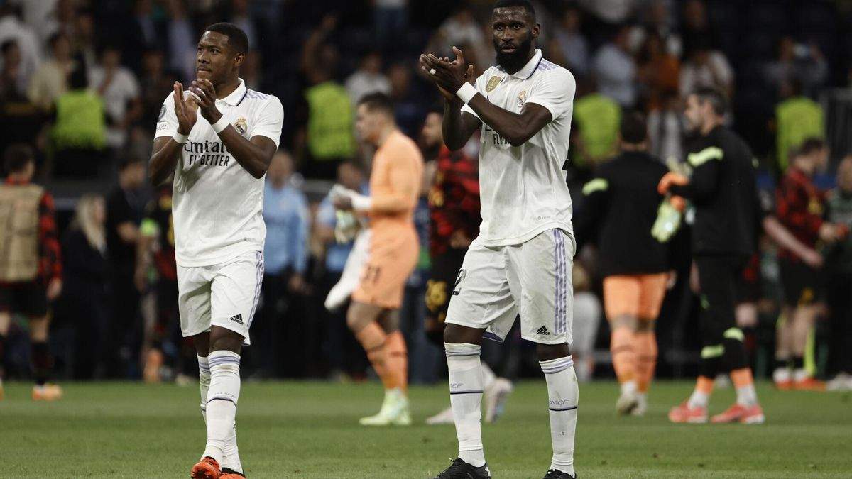 David Alaba y Antonio Rudiger David Alaba y Antonio Rudiger
