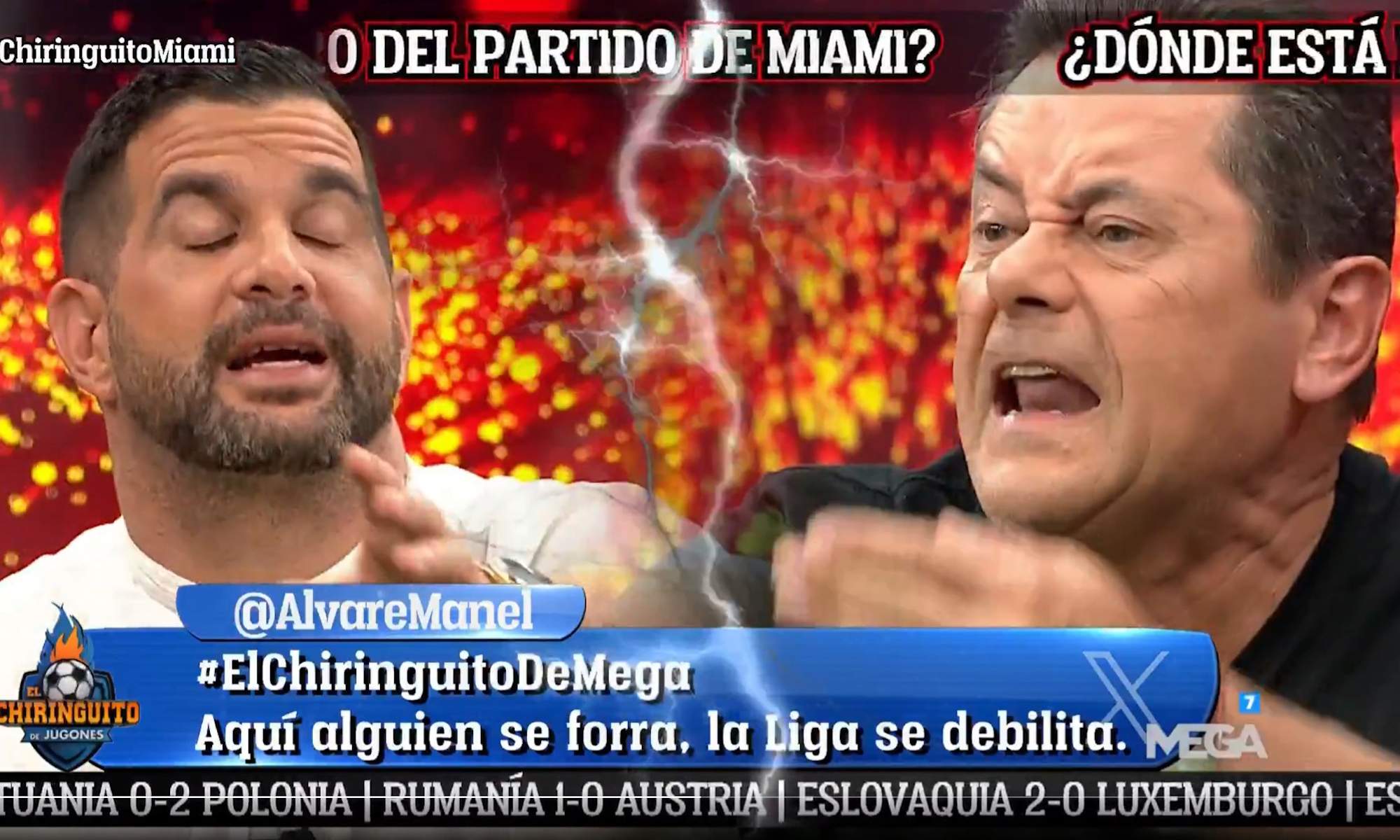 Roncero enfadado en el Chiringuito