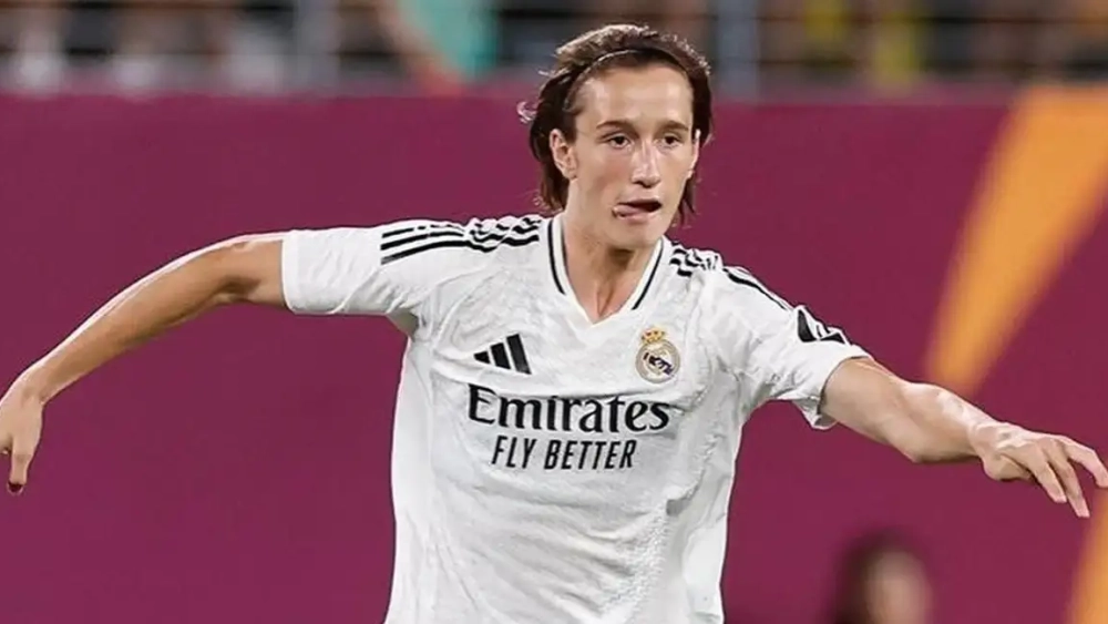 Joan Martínez con el Real Madrid Joan Martínez con el Real Madrid