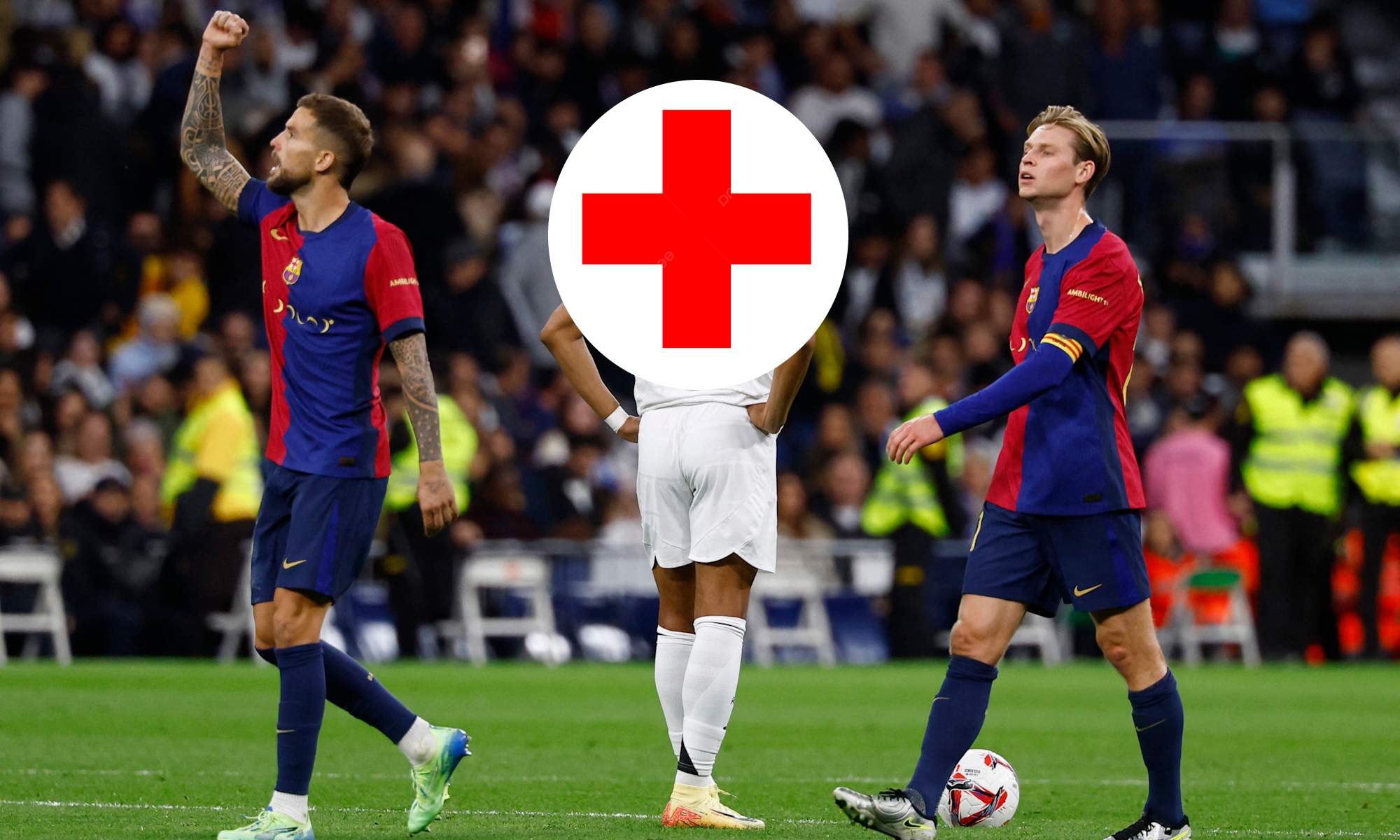 Barça - Madrid y lesión Barça - Madrid y lesión