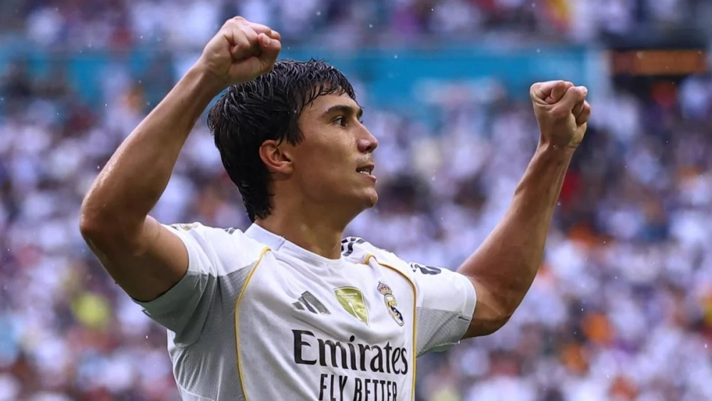 Gonzalo García con el Real Madrid Gonzalo García con el Real Madrid