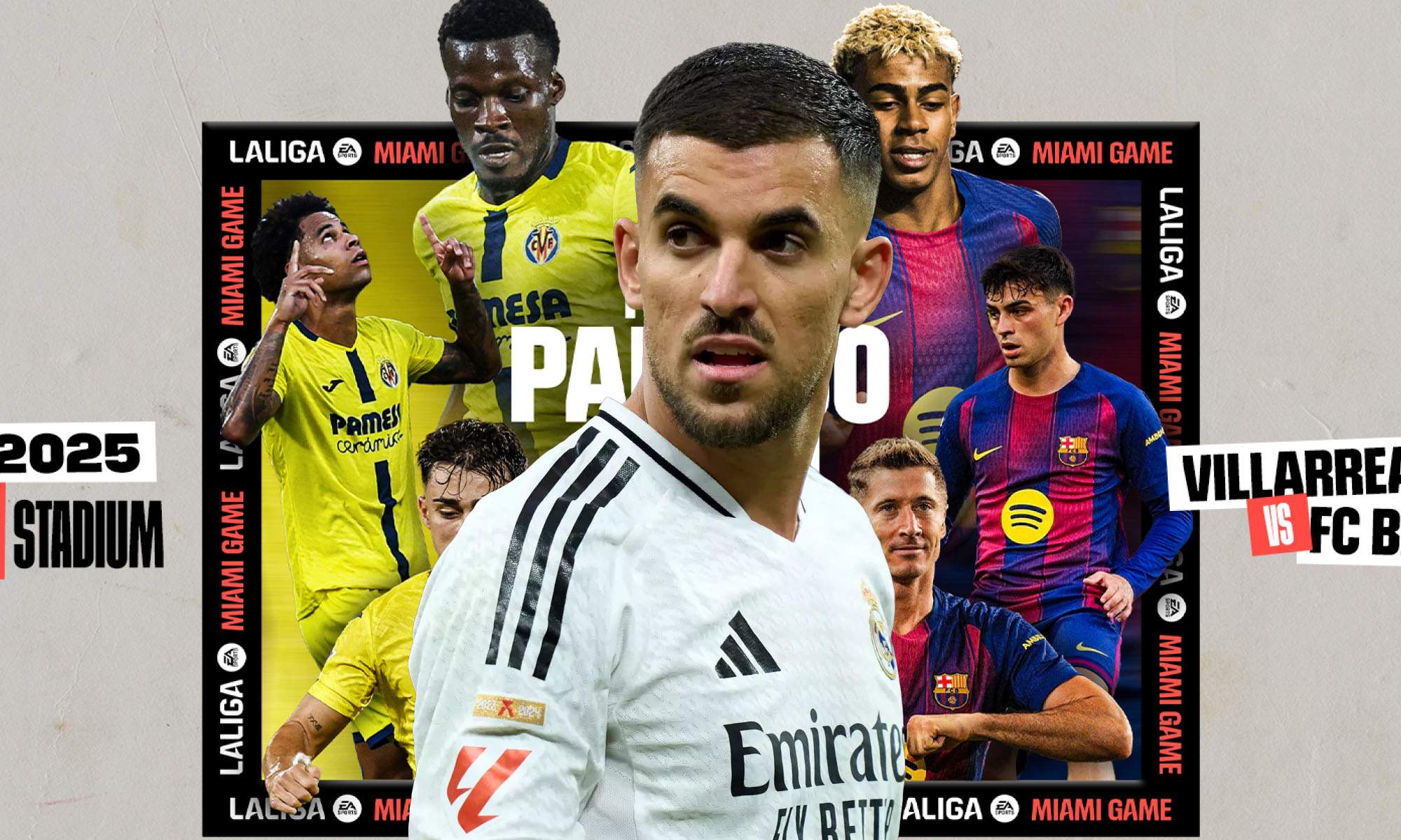Ceballos con fondo de partido en Miami