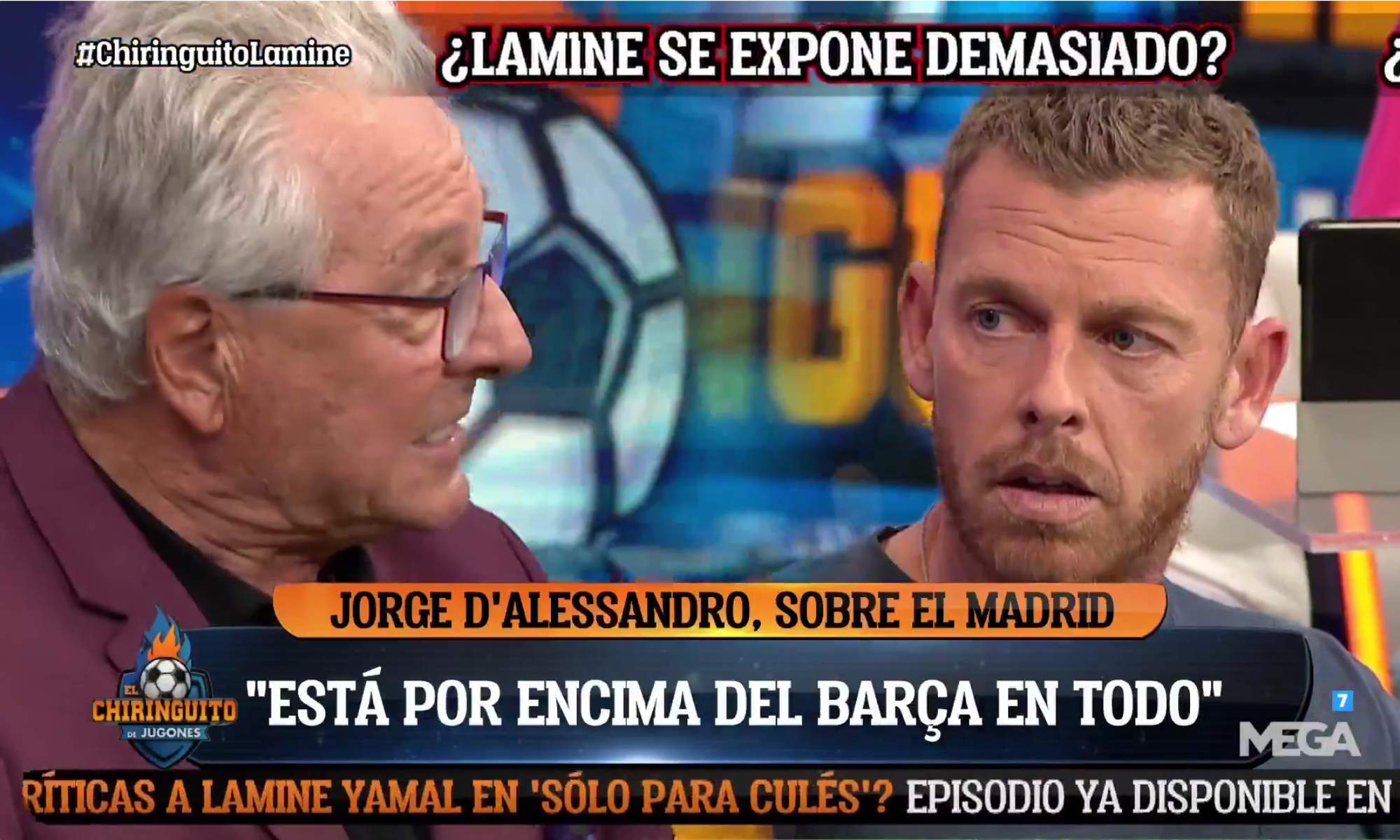 Jorge D´Alessandro pone a Jota Jordi en su sitio