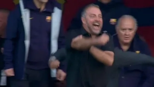 El corte de mangas de Hanski Flick contra el Girona El corte de mangas de Hanski Flick contra el Girona
