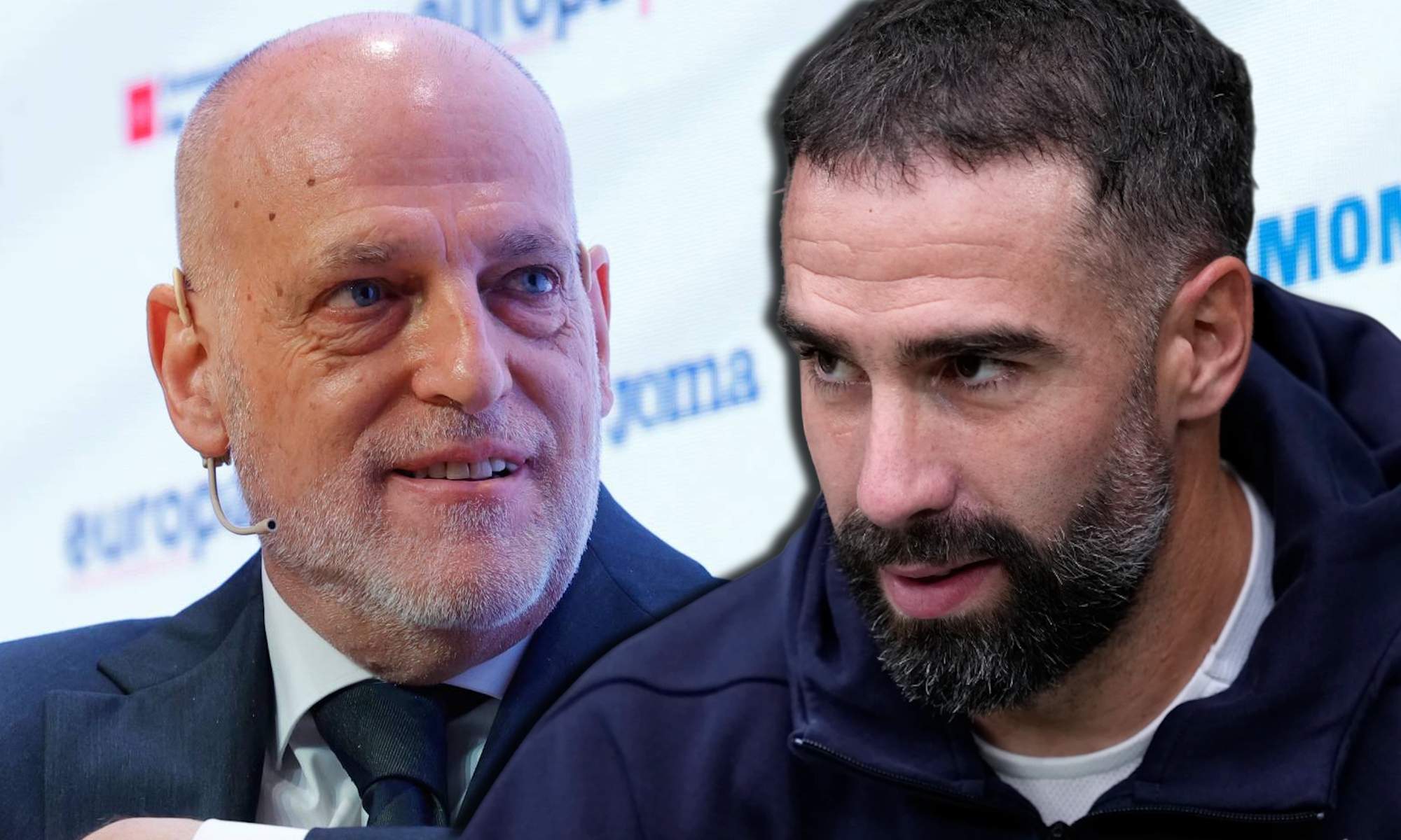 Javier Tebas y Dani Carvajal