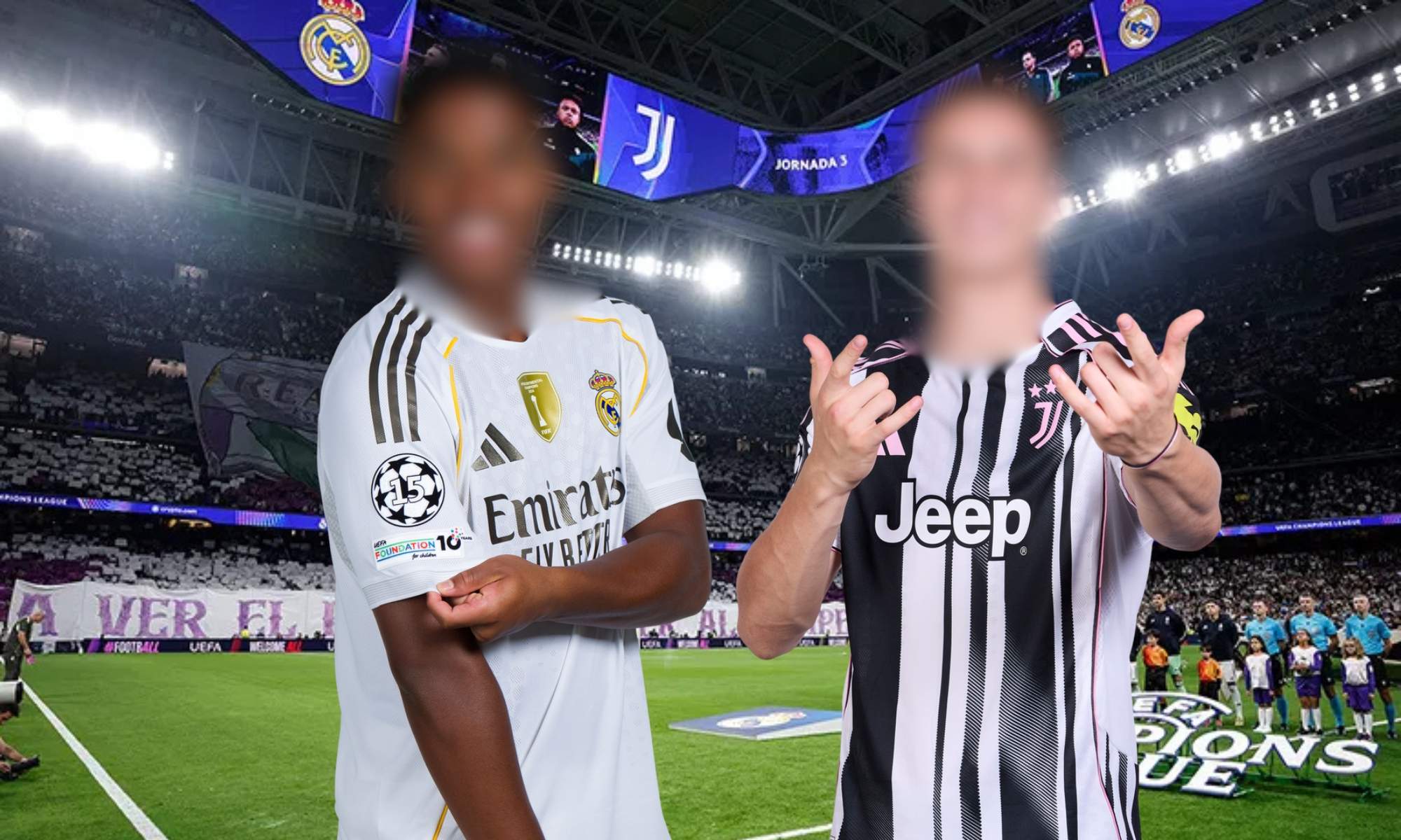 Endrick y Yildiz Real Madrid - Juventus Endrick y Yildiz Real Madrid - Juventus