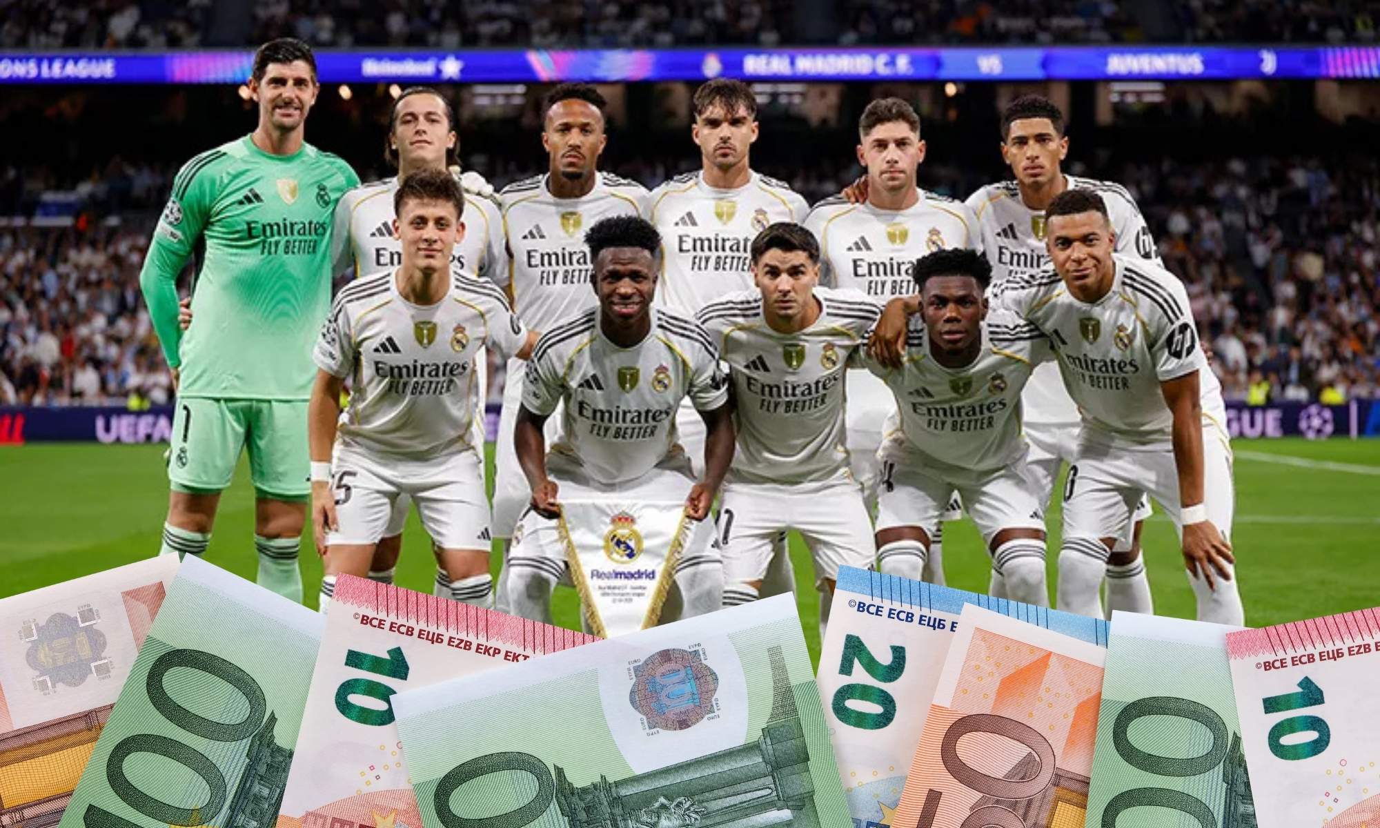 Once del Real Madrid y Dinero Once del Real Madrid y Dinero