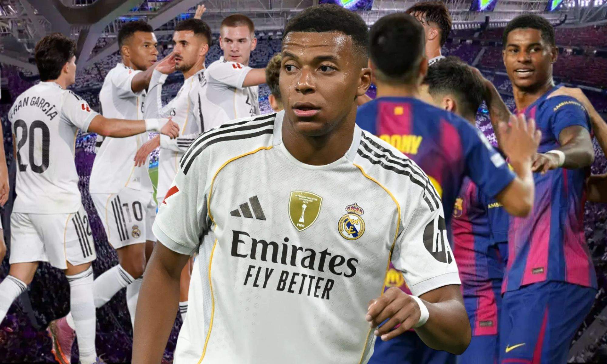 Kylian Mbappé analiza la previa del Clásico en el Santiago Bernabéu Kylian Mbappé analiza la previa del Clásico en el Santiago Bernabéu