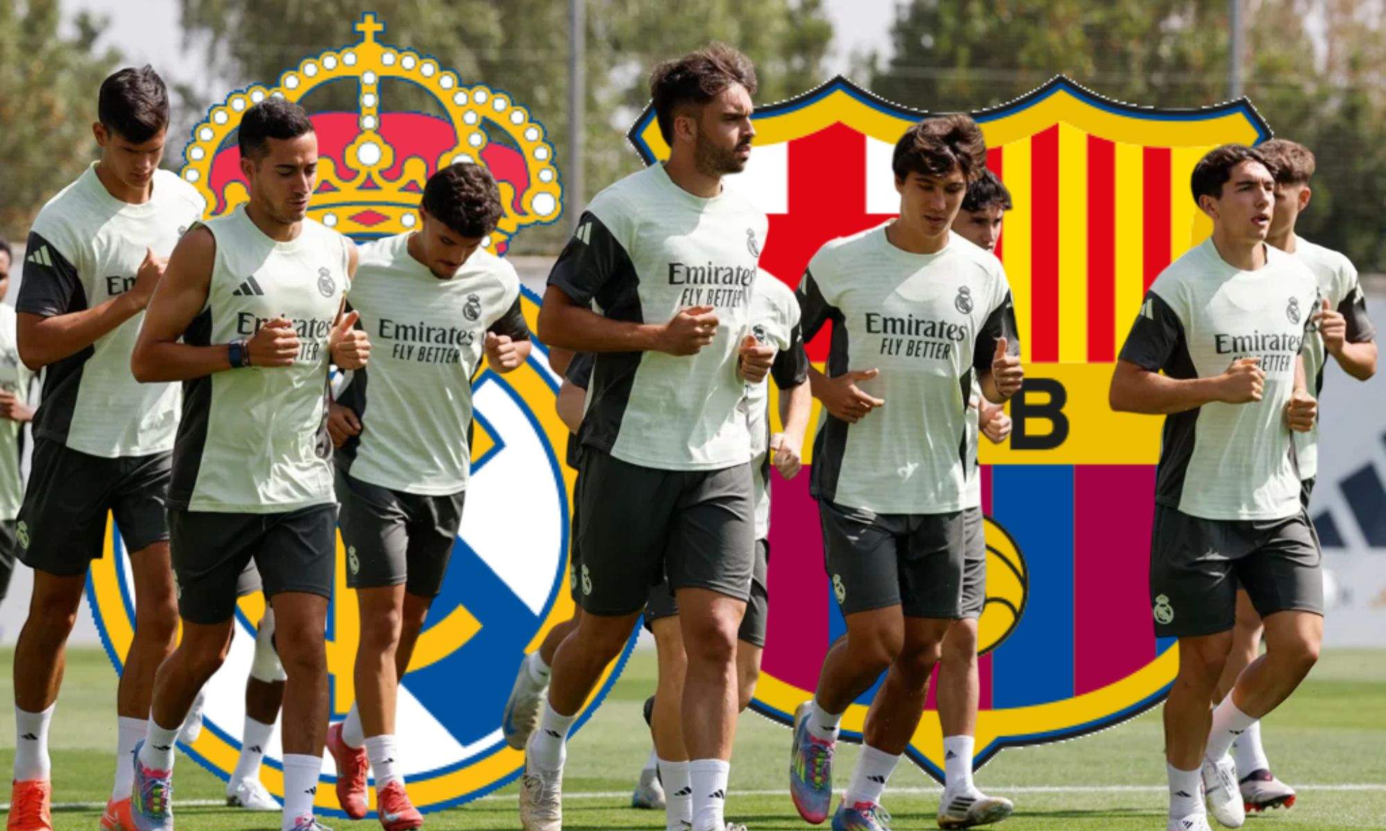 El Real Madrid no cuenta con dos futbolistas en su entrenamiento previo al Clásico El Real Madrid no cuenta con dos futbolistas en su entrenamiento previo al Clásico