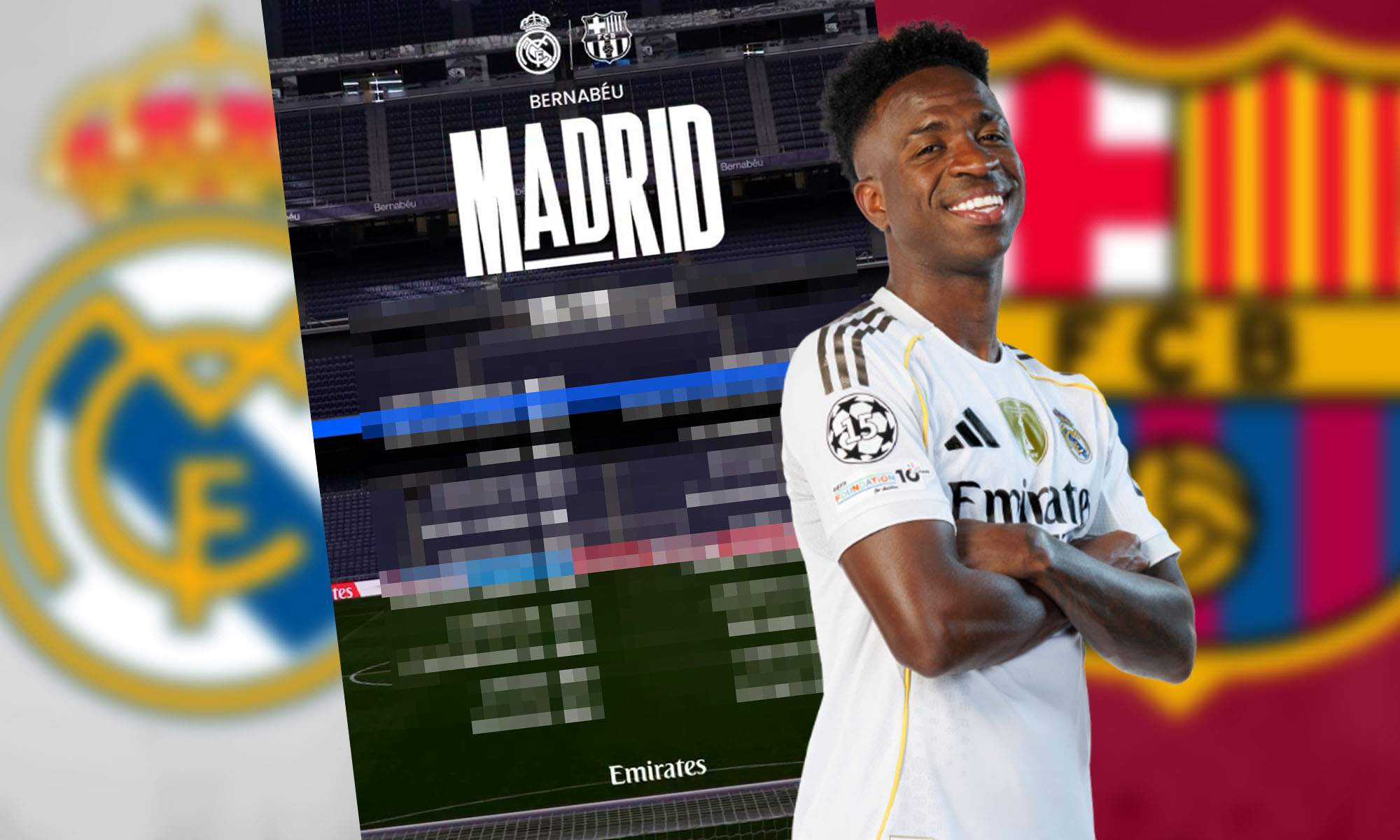 XI de incognito del Clásico con Vinicius