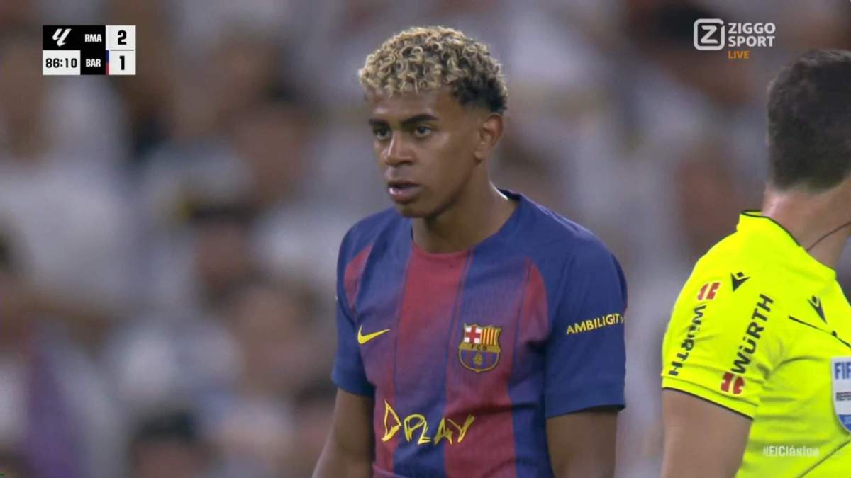 Lamine en el Clásico Lamine en el Clásico