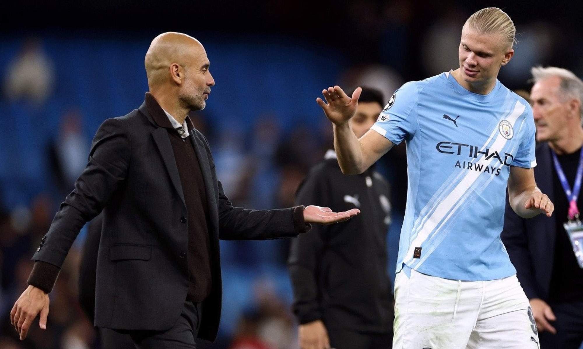 Guardiola y Haaland Guardiola y Haaland