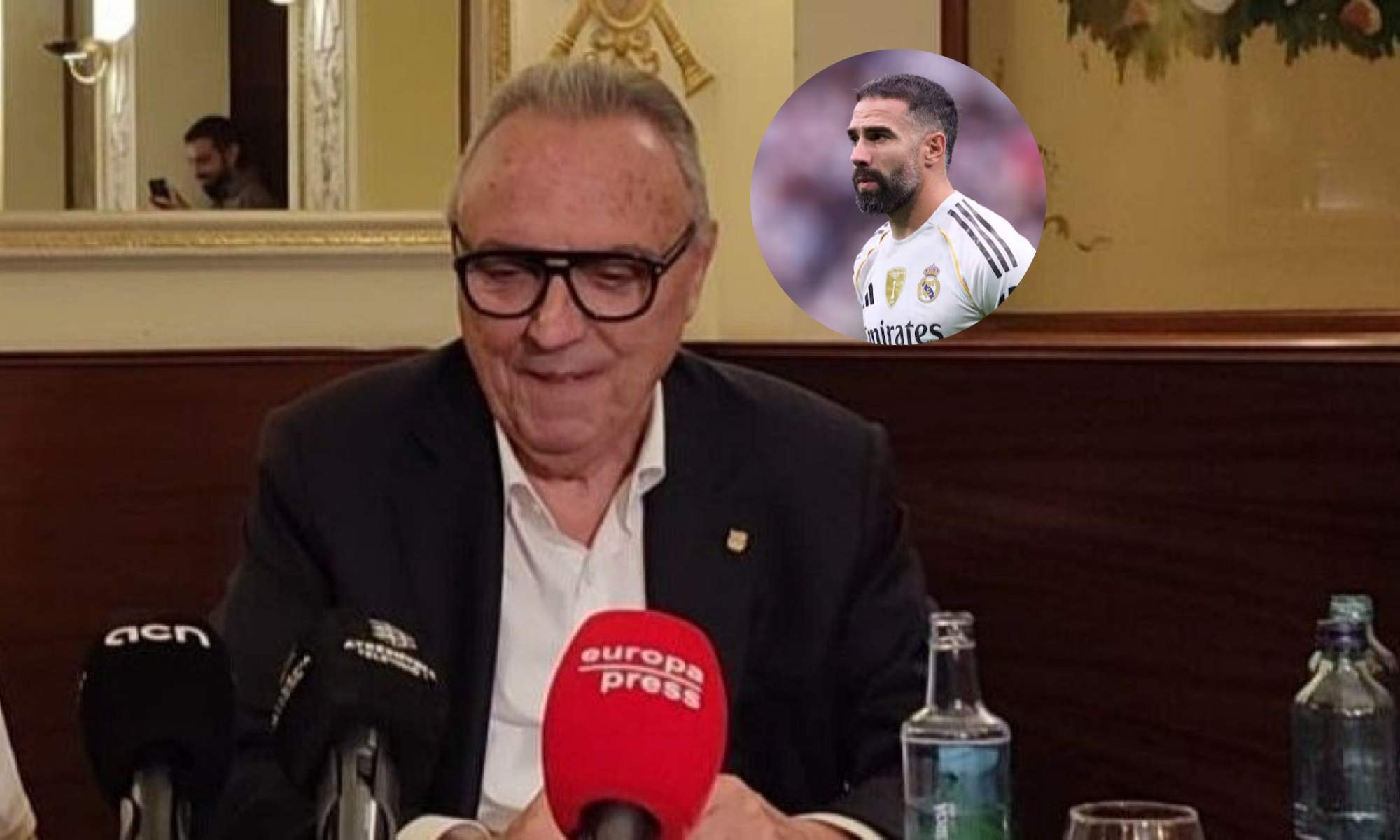 Joan Gaspart falta el respeto de manera injustificable a Dani Carvajal