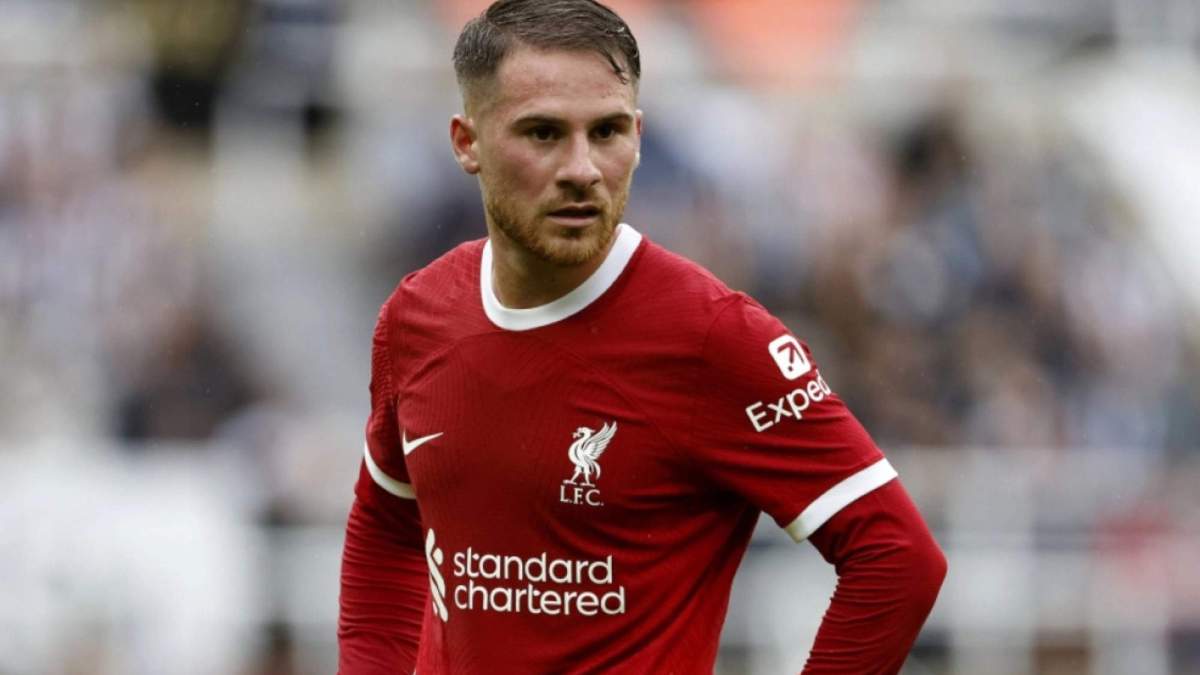 Alexis Mac Allister en un partido del Liverpool Alexis Mac Allister en un partido del Liverpool