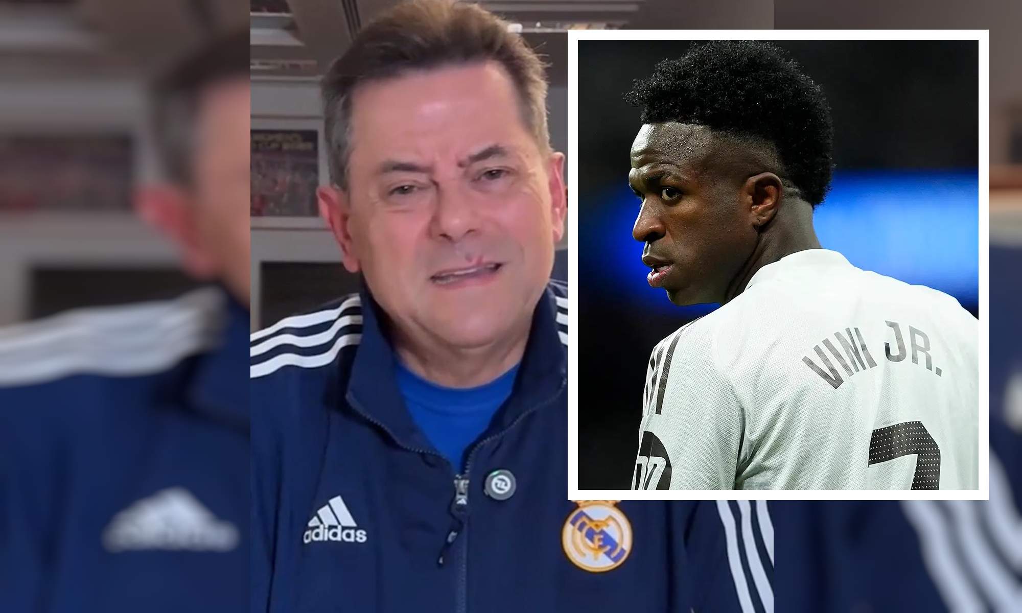 Tomás Roncero y Vinicius en recuadro