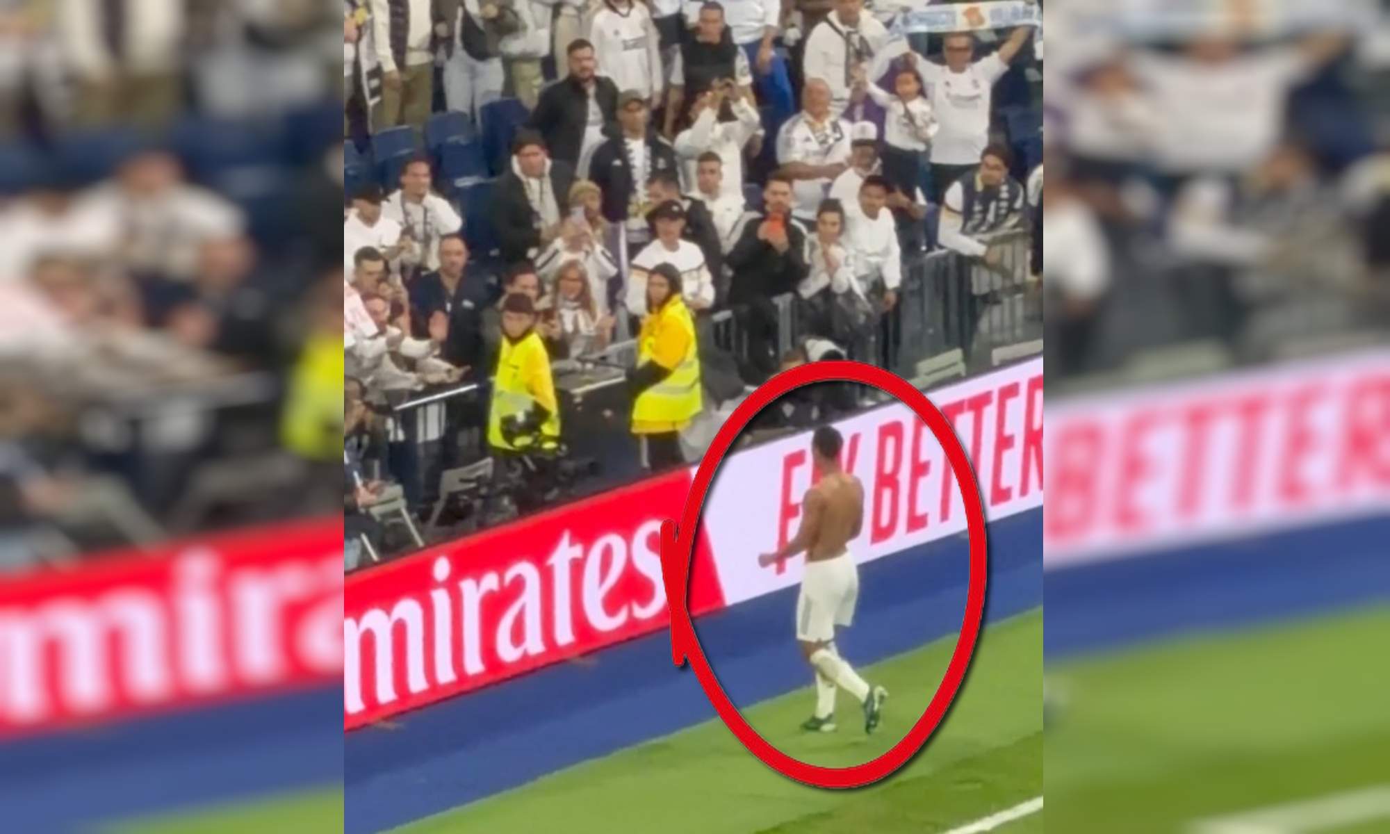 El gesto de Jude Bellingham en el Bernabéu