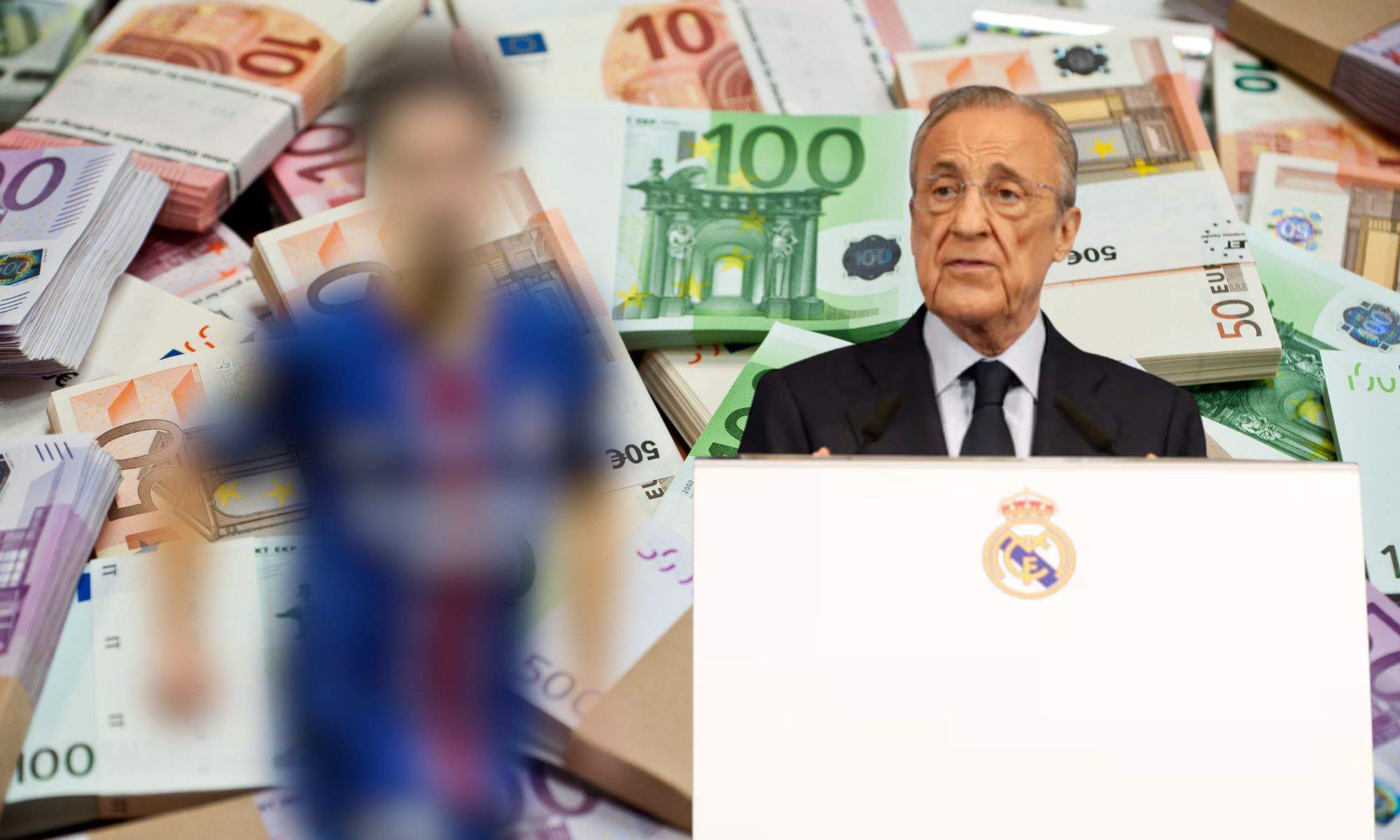 Vitinha y Florentino Pérez