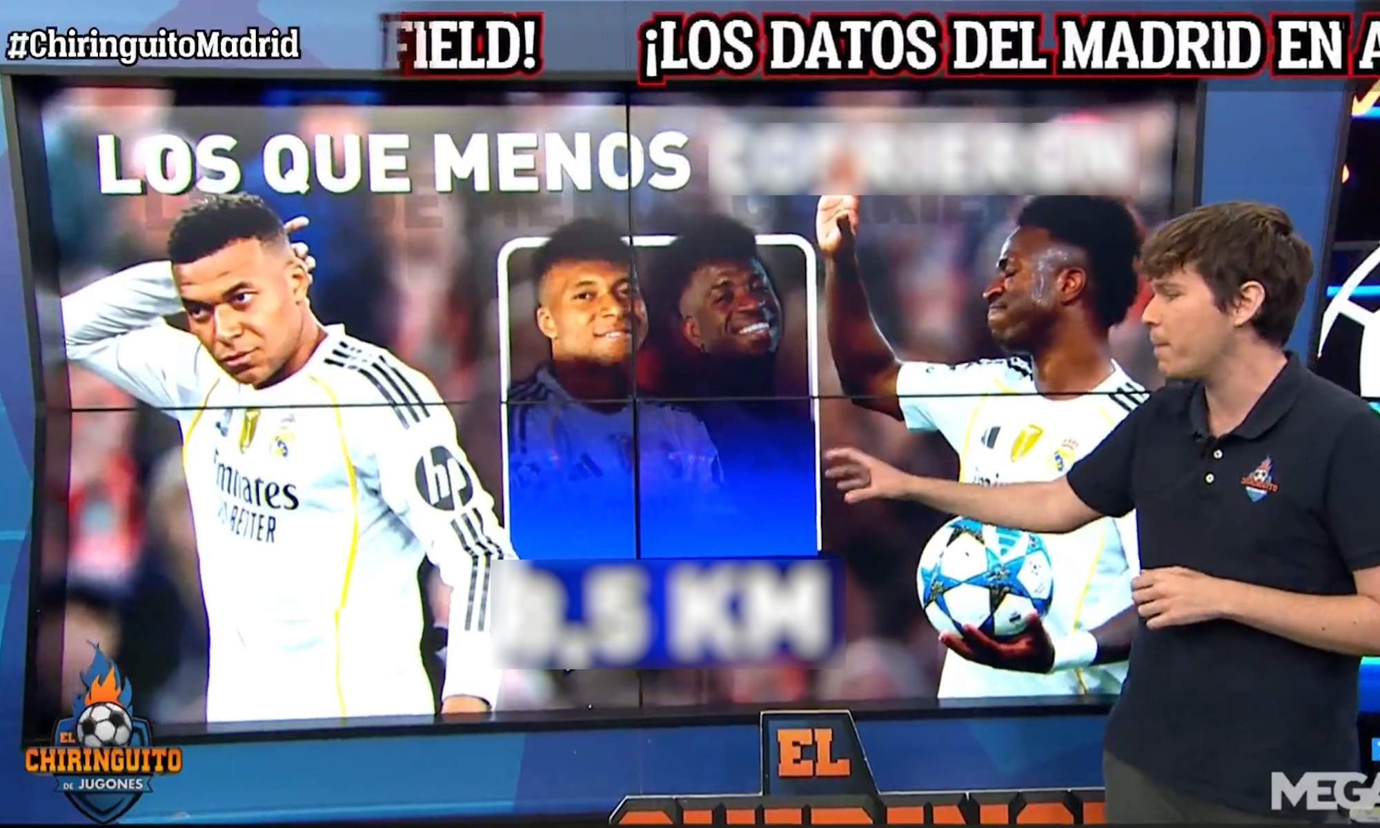 Mbappé y Vinicius en el Chiringuito