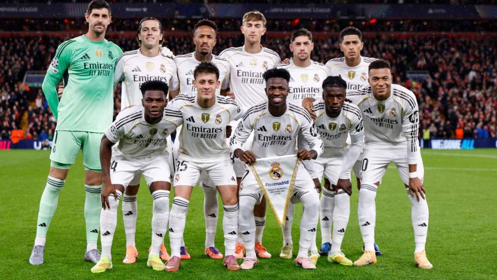 Once del Real Madrid ante el Liverpool