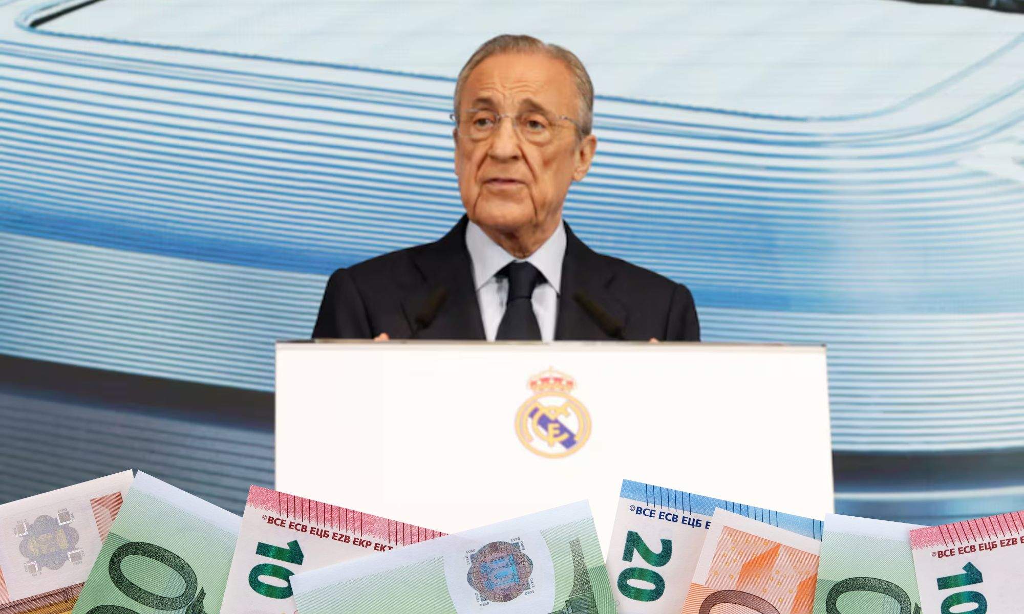 Florentino Pérez sobre el Nuevo Bernabéu y Dinero