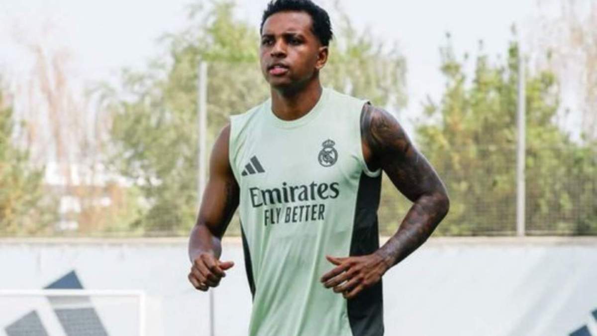 Rodrygo Goes durante un entrenamiento Rodrygo Goes durante un entrenamiento