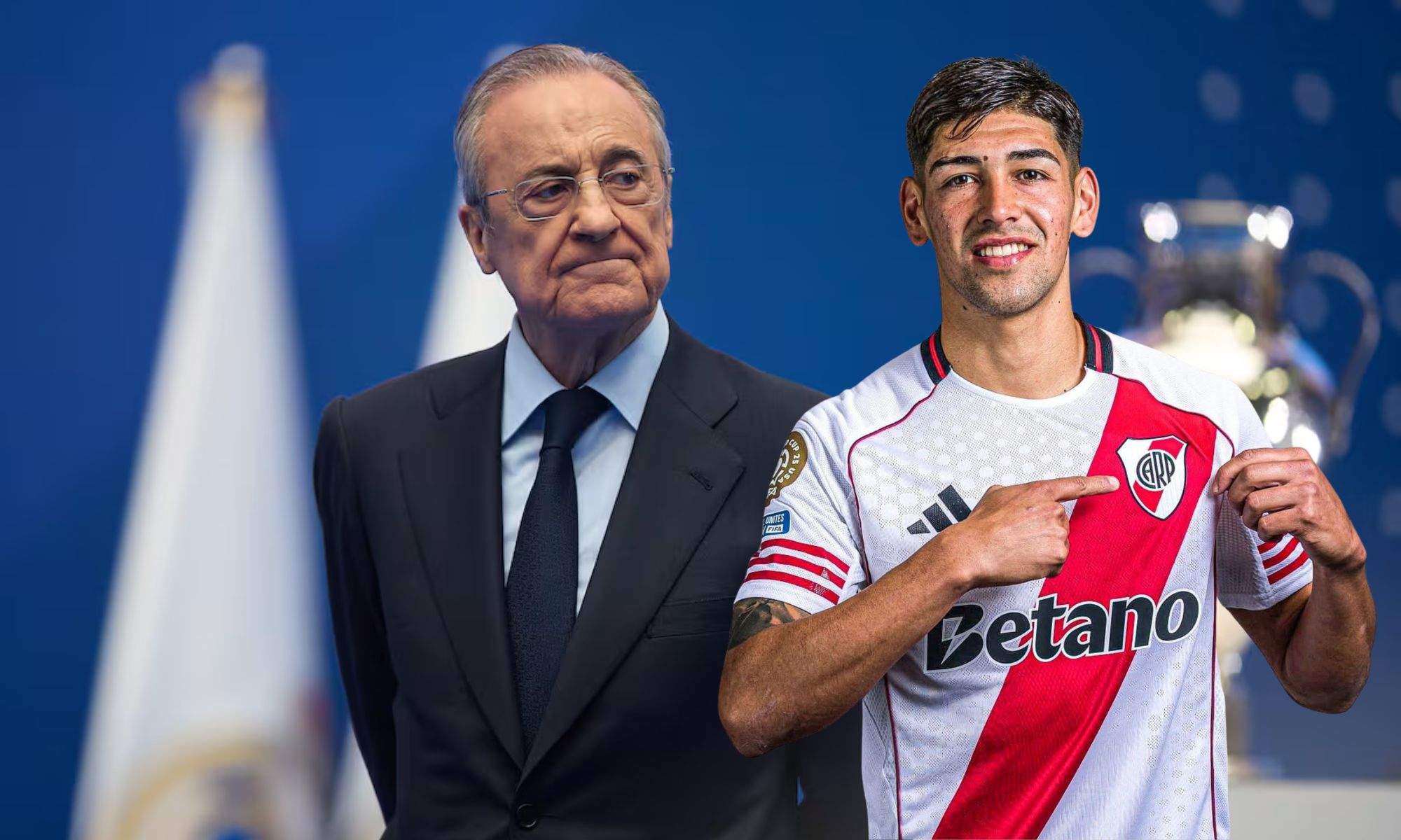 Florentino Pérez y Lautaro Rivero