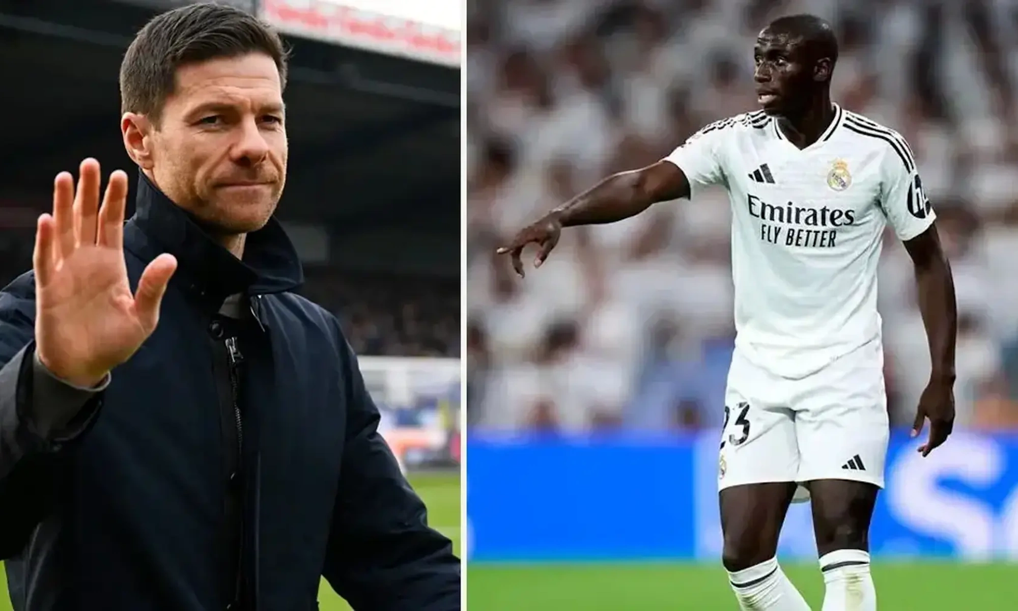 Xabi Alonso y Mendy Xabi Alonso y Mendy