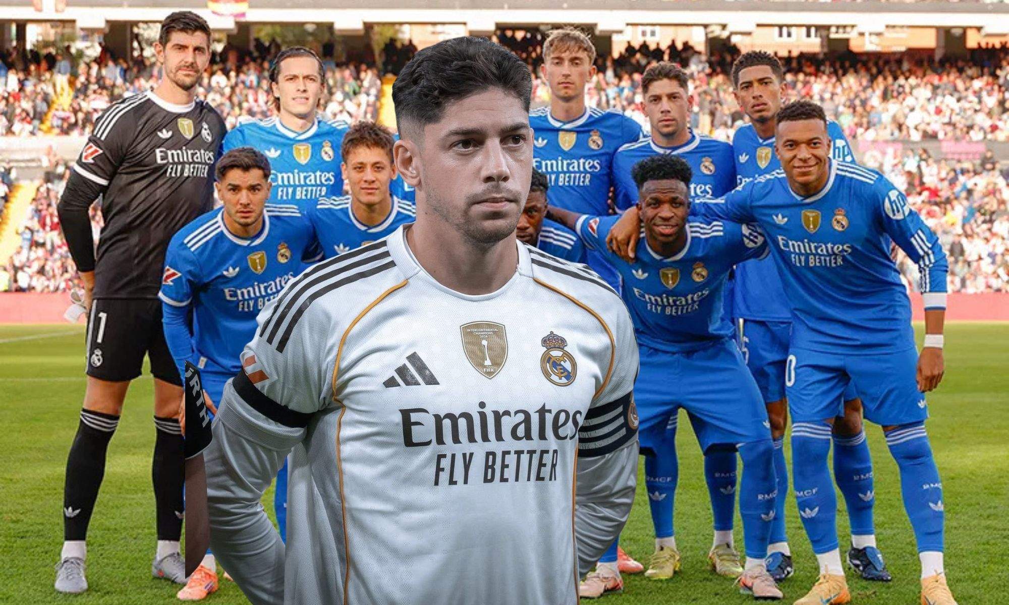 Valverde y el once titular en Vallecas Valverde y el once titular en Vallecas